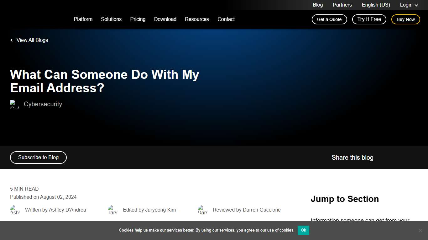 What Can Someone Do With My Email Address?